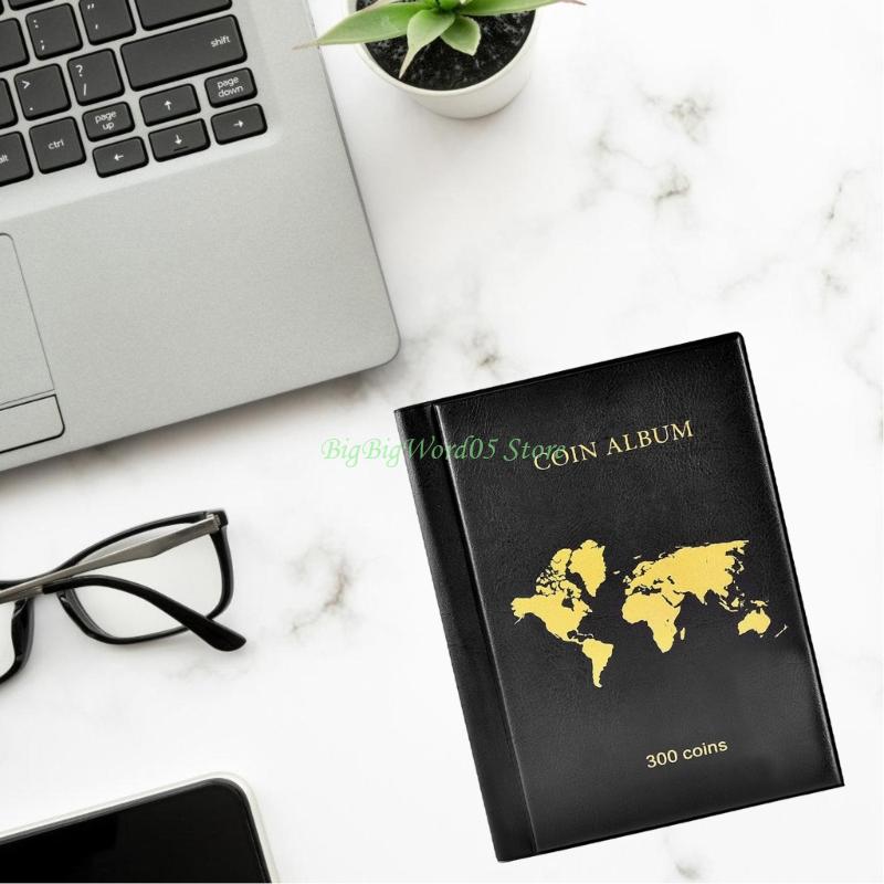

24TE 300 Pocket Coin Collection Album Leather PVC Storage Organizers For Collectors China Mainland