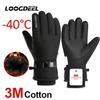Durable And Safe Loogdeel Men Winter Waterproof Cycling Gloves Non-Slip Warm Full Fingers Outdoor Sports Motorcycle Ski Touch Screen Fleece Glove