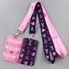 2pcs Support Phone Holder Ribbon Lanyard Neck Strap Quick Release Buckle for Keys and Phones Awareness Accessories
