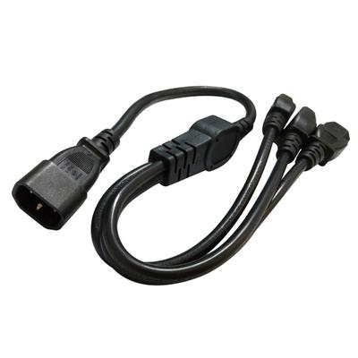 IEC320 C14 To 3xC13 Power Cord Efficient & Reliable Power Distribution Solution for Rice Cooker Electric Kettles Monitor