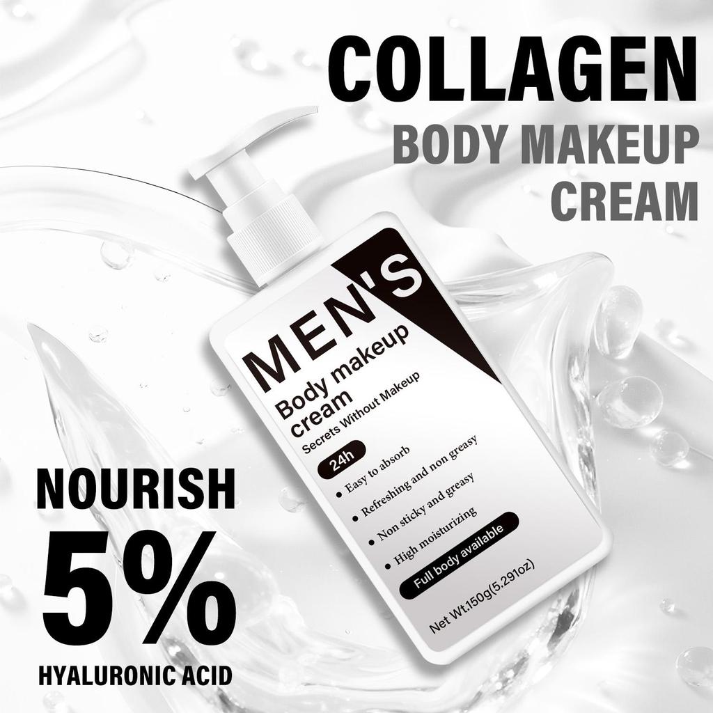 MEN’S Body Makeup Cream-Smooth And Easy To Push Envenly-Long Lasting Moisturization-Suitable For All Skin Types, 150ml