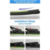 3x Front Rear Wiper Blade For MG ZS Accessories 2017 - 2026 2026 2026 MGZS Luxury 2026 EV 2020 ZX ZST VS EZS Car Window Brushes