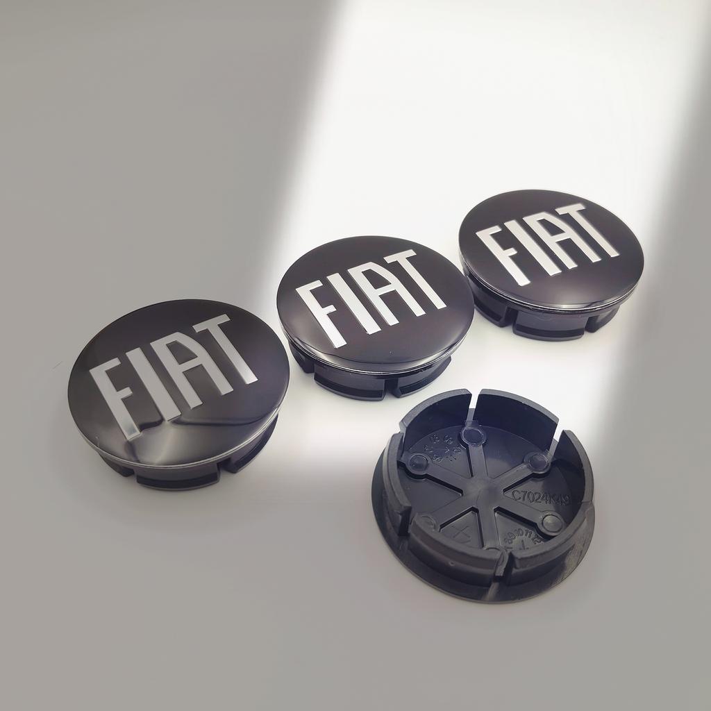 4ks 50mm 5cm logo fiat znak na auto Krytka středu kola Ráfek auta Tuningový kryt znaku Stylizační doplňky Pro 500