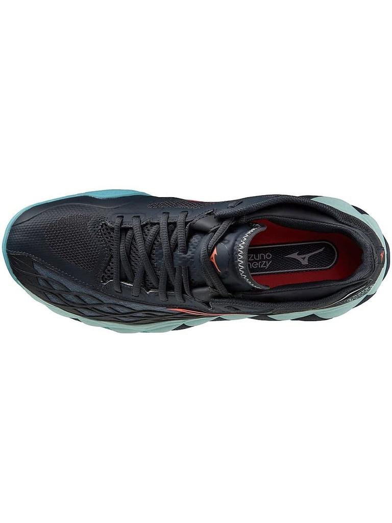 Tennisschuhe Wave Enforce TOUR AC All Court Clubaktivitäten Leichtgewicht Spielplatz Softtennis Harttennis cm 2E [Mizuno] Marineblau/Koralle/Türkis 23.5