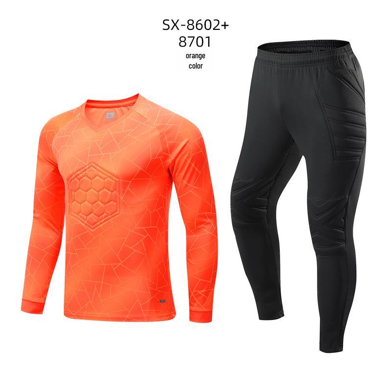 Herren Langarm Torwart Trainings- und Spiel Fußballtrikot