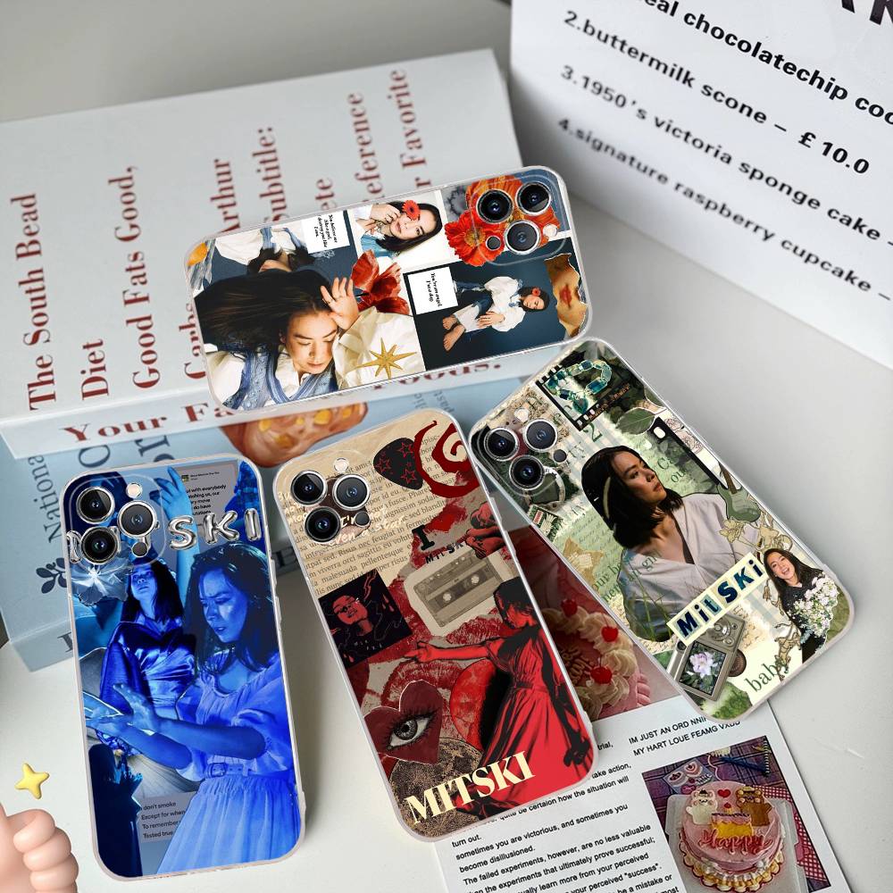 Popular Singer M-Mitski Fit For IPhone 16 15 Promax Phone Case IPhone 14 11 12 High End 13 Pro Silicone