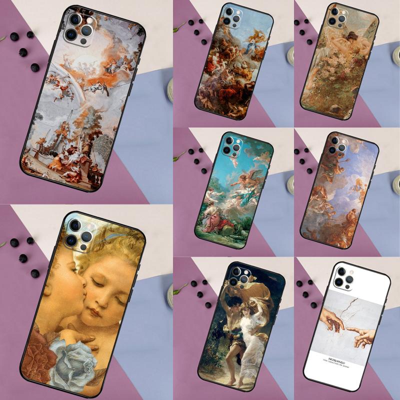 Renaissance Art Painting Funda For OPPO Reno 12 14 13 11 10 Pro 11F 12F 13F 14F 7 8 Lite OPPO Find X6 X5 X8 X9 Pro Case