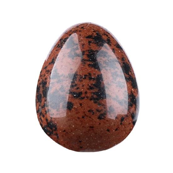 

Micro Landscape Ornaments with Egg Shape Polished Natural Stone Colorful Decorative Table Decoration for Easter C