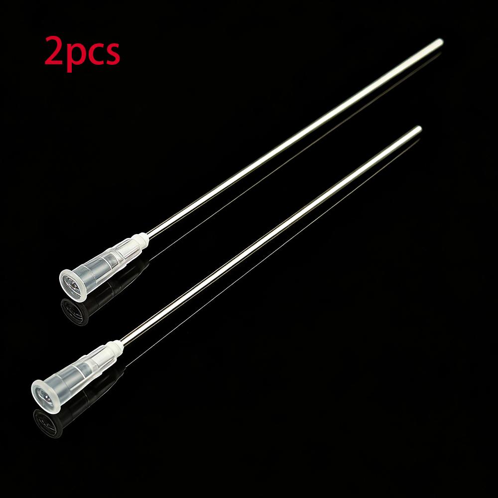 10cm Blunt Tip Dispensing Needles, Long Industrial Glue Applicator Needles for Syringe DIY Craft Liquid Dispensing 2pcs