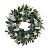Easter Wreath Decor With Artificial Daisies Sunflowers Door Wall Hanging Home Party Decoration