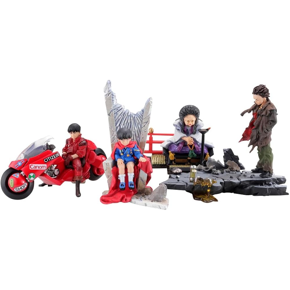 Kaiyodo MiniQ AKIRA Part.3 “Akira” (2025 Resale) Pre-painted Finished Figure 6 Pack BOX MQN041B