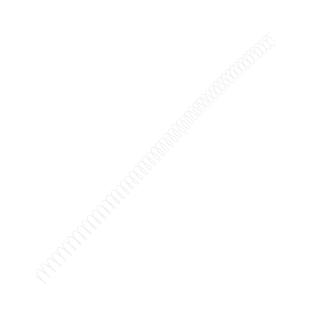 100Pcs Single Wire Binding Spines 12.7mm 1Celsius2in 48 Teeth 4:1 Pitch 360 Degree 90 Sheet Capacity Spiral Binding Coils