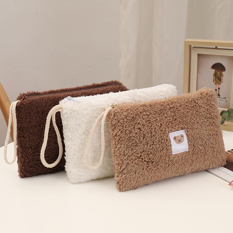 1 Piece Newborn Diaper Bag Cartoon Bear Plush Baby Organizer For Women Baby Item Storage Bag Toddler Baby Organizer