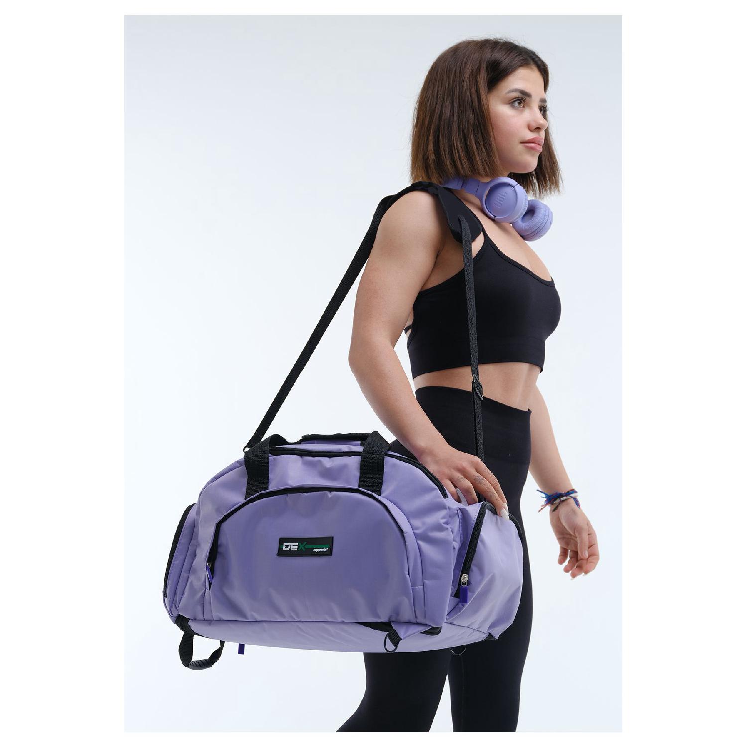 

Sports Bag Lilac Color Gym Holdall-gym Bags-fitness Bag