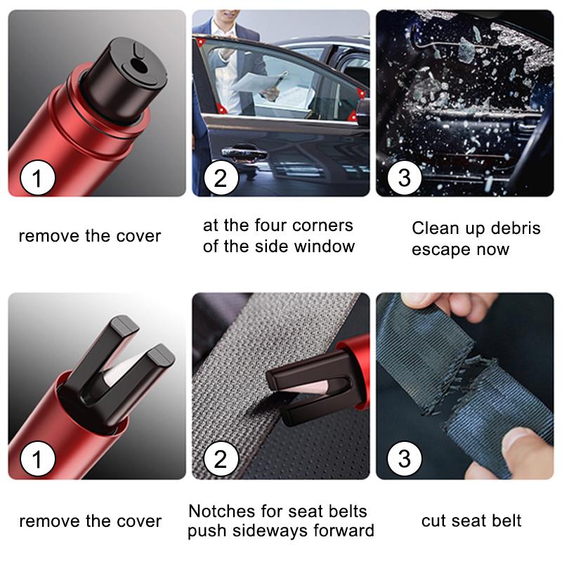Car Emergency Hammer Safety Hammer Escape Rescue Tools Seat Belt Cutter Lifesaving Auto Windows Glass Breaker Hammer