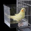 Transparente Acryl-Hänge-Vogelschale für Papageien