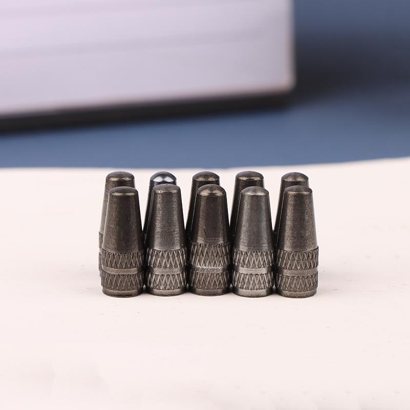10pcs Aluminum Alloy Tire Prest Valve Cap Road Bike Covered Protector Road Tyre Dustproof Bike Presta Valve Valve Stems 1