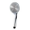 SANEI Large Metallic Shower Head, Chrome Plated, Large Shower Plate, Abundant Water Flow, 25% Water