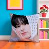 Kim Ddohoon Singer Pillow Case Pillow Case Plush Fabric Soft Double Sided Print Home Sofa High Quality Cushion