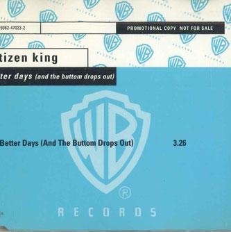 

CD CITIZEN KING - Better Days PRO1328 WARNER BROS. RE 1999 Japan Soul/Funk Used