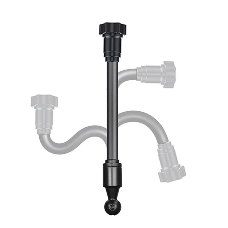 360 Degree Rotatable Aluminum Plastic Adapters 4 Lengths for Mobile Device Mounting On Car Vent Dashboards Desk Bracket