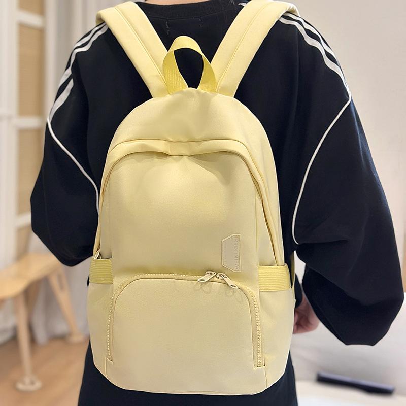 Japan and Korea Harajuku Korean Version Casual Lazy Style Versatile Backpack Travel Fitness Backpack Large Capacity Student Schoolbag Women