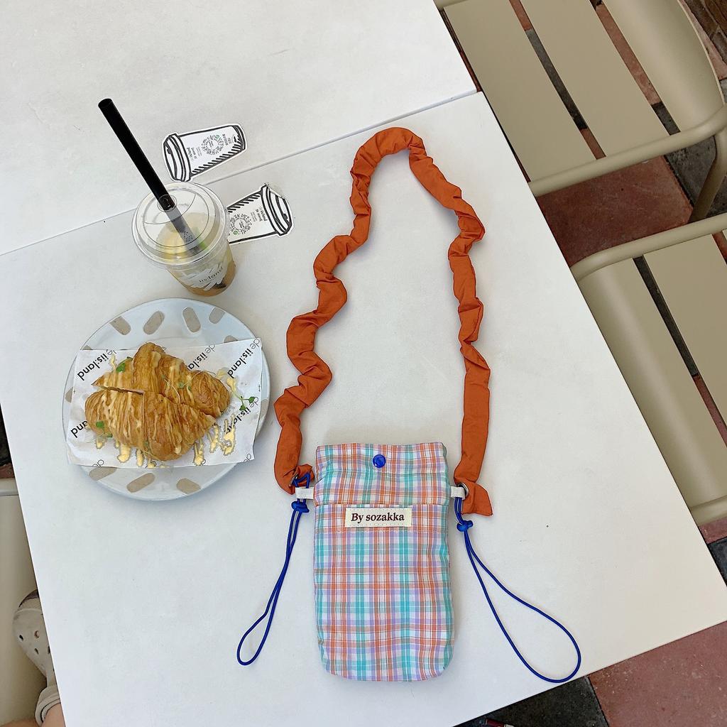 Colorful Butterfly Phone Pouch Girl's Crossbody Bag Adjustable Shoulder Bag Small Coin Purse Handbags Crossbody Bags for Women