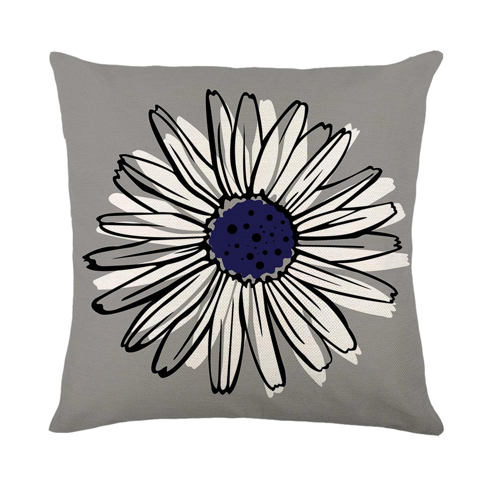 Водонепроницаемый чехол для подушки с цветочным принтом для садовой мебели сиденья скамейки 45x45 см A-1PCS 755₽