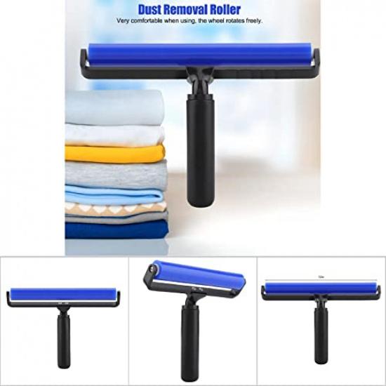 Silicone Roller for Dirt,Silicone Manual Roller Anti Static Cleaner Tool Dust RemovalScreen Film Manual Static Remove Tiny Particles for Household