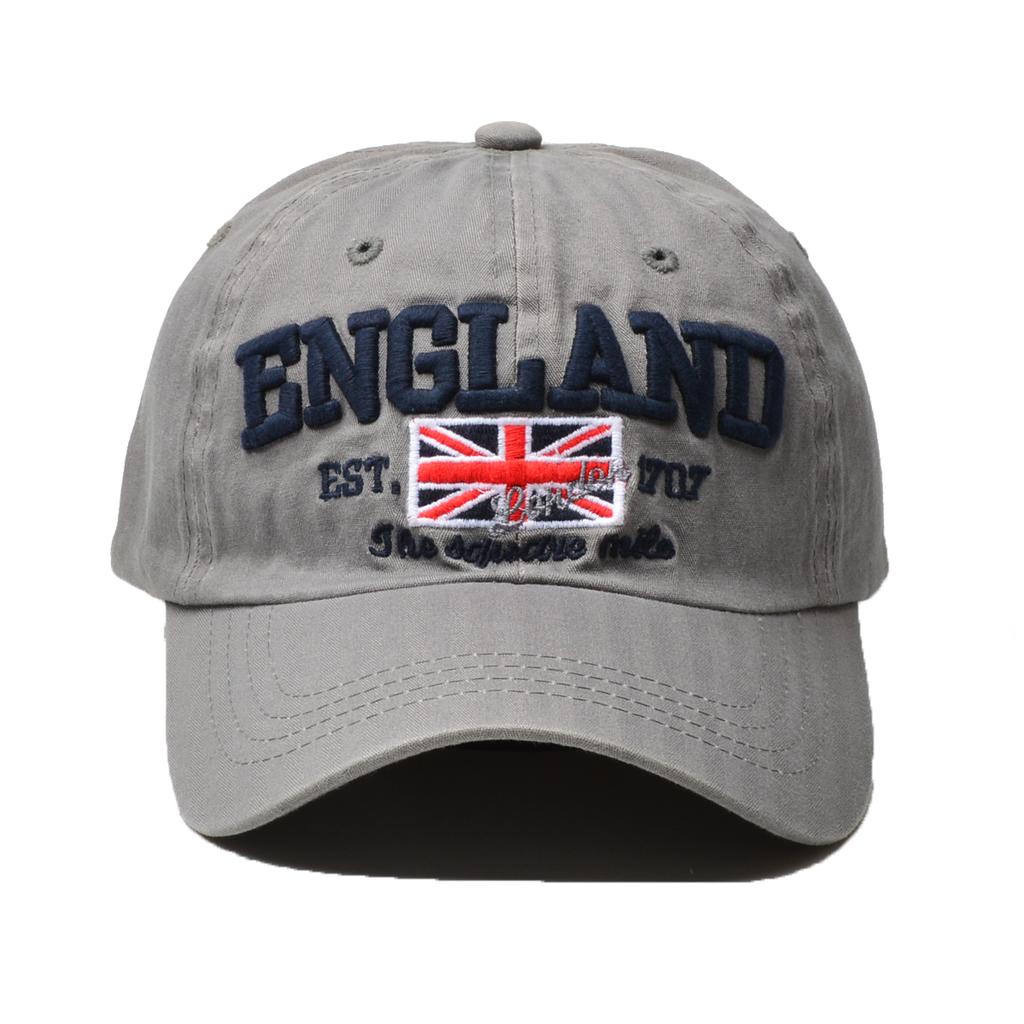 Northwood All Seasons 3D Embroidery ENGLAND Letters Baseball Cap Men's Outdoor Sports Training Sunscreen Shade Adjustable Cap Men Trucker Hats