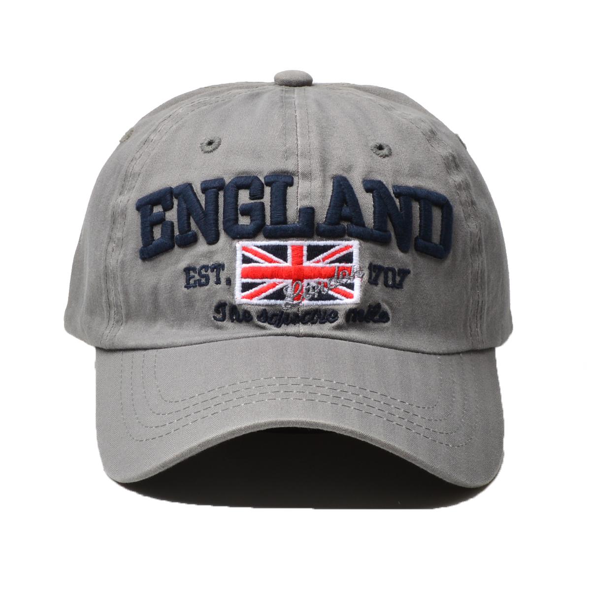 

NORTHWOOD всесезонная 3D вышивка ENGLAND Letters бейсболка мужская спортивная на открытом воздухе тренировочная солнцезащитная козырек регулируемая кепка для мужчин кепки дальнобойщиков 55-60 cm светло-серый