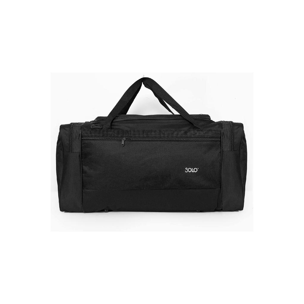Schwarze, weinrote King-Size-Reisetasche, 75 cm