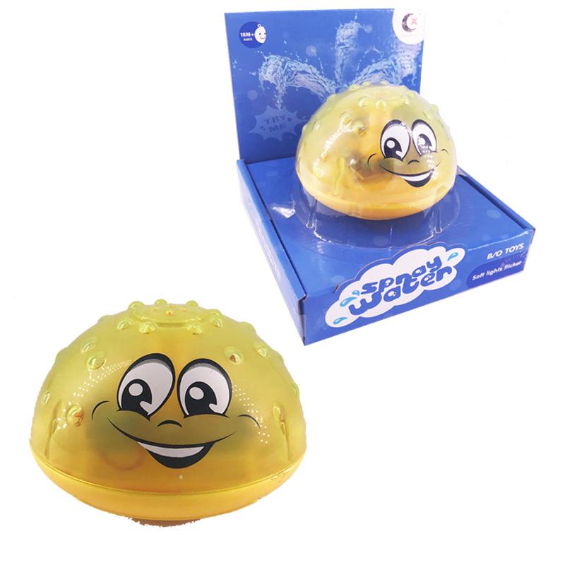 Electric Spraying Ball with Light & Music: Baby Bath Toy