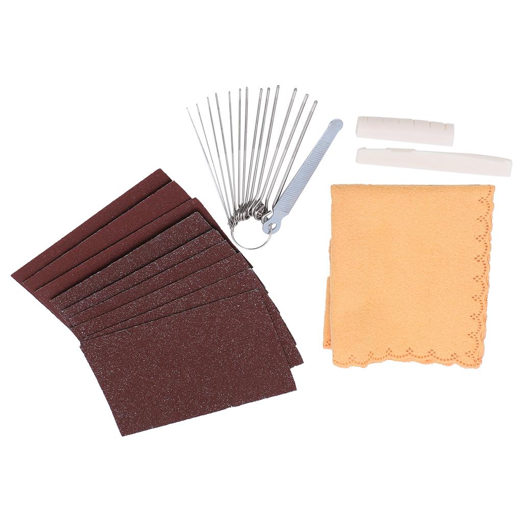 Guitar Polishing Sandpaper Set Strong AntiRust Nut Saddle Maintenance Instrument Accessories