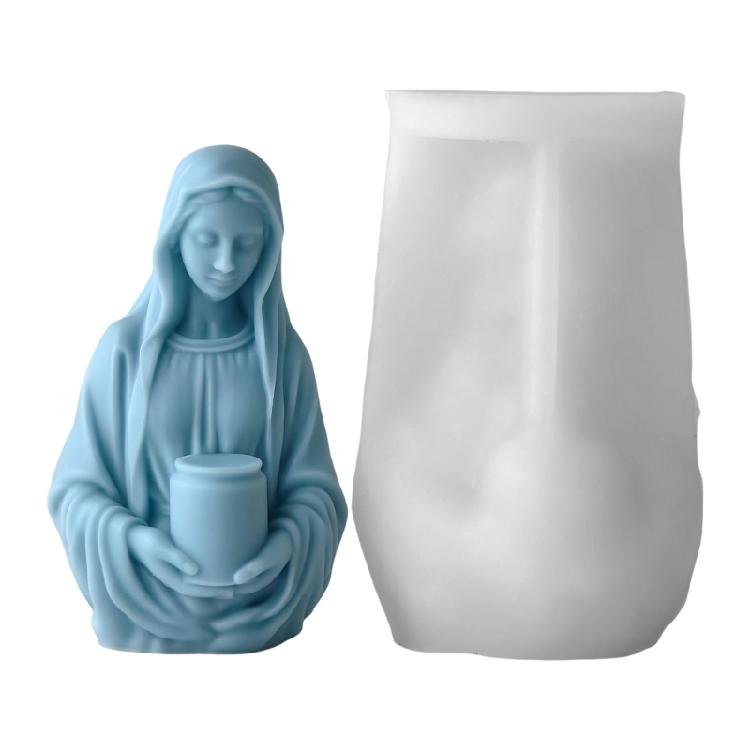 

Detailed Face Sculpture Silicone Mold Reusable Handmade Moulds Perfect for Wax Resin Crafts and Decorative Art Creation 1