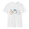 Cute Usagi Dance Print T-shirt Trendy Y2k Streetwear Woman Shirt Kawaii Anime Pattern Tee Shirt Harajuku Cotton Short-sleev Tops