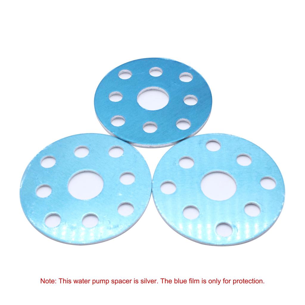 3PCS Water Pump Pulley Fan Spacer Water Pump Pulley Shim Kit   Replacement for Chevy Ford SBC BBC