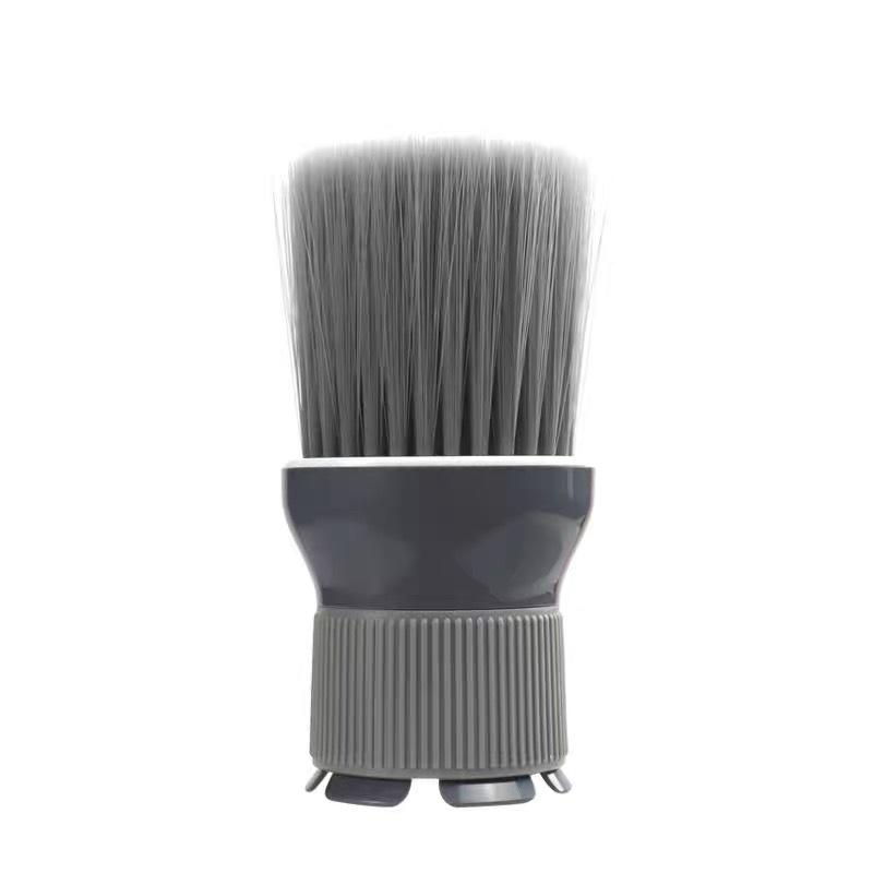 

Barbershop Hair Dryer Brush for Salon Whirlwind Neck Cleaning Hair Sweeper Hairdressing Haircut Shredded Barber Hairbrush Tools сірий колір