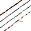 1 Strand Colorful Faceted Natural Stone Beads Loose Beads for Jewelry Making Spacer Beads DIY Bracelet Necklace Accessories
