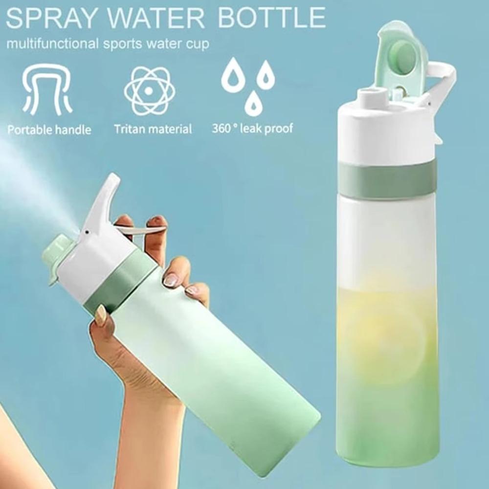Large Capacity Water Bottle Spray Sports Water Cup Gradual Fog Surface Water Cup