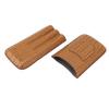 Cigar Holder Case Artificial Leather Portable Durable Elegant 3 Finger Cigar Box for Travel Outdoor