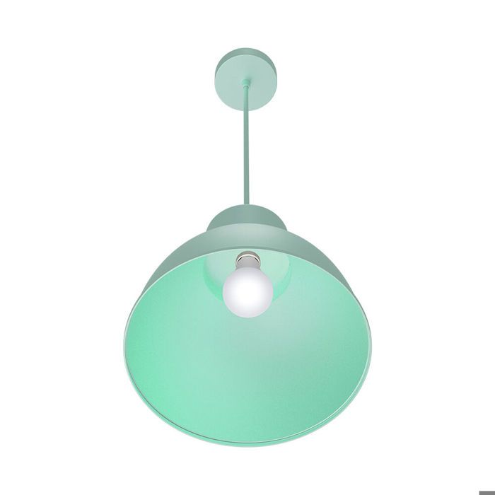 Suspension décorative 1xE27 23W IP20 – Métal vert
