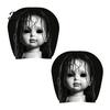 Anti-fouling Car Seat Protectors 2Pcs Ghost Face Headrest Covers, Halloween Horror Decorations, Easy Installation Sleeves Universal Fit Washable