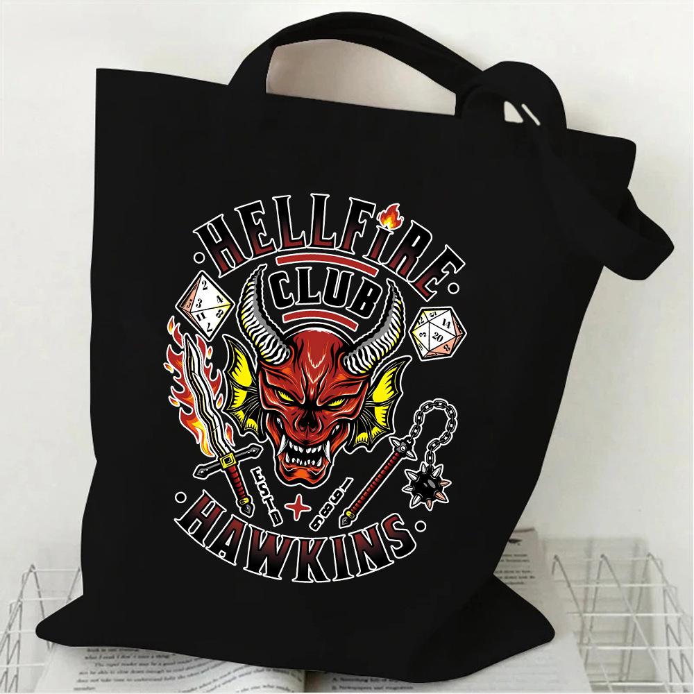 Stranger Things Fashion Student Canvas Bag