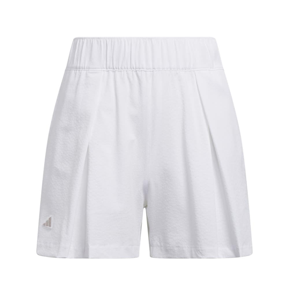 Adidas Golf Beyond the Course Pleated Golf White Water-Repellent Shorts, Women's,