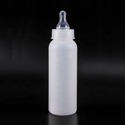250ml Pet Feeding Bottle Food Grade Silicone Pacifier Nursing Bottle Material Water Bottle