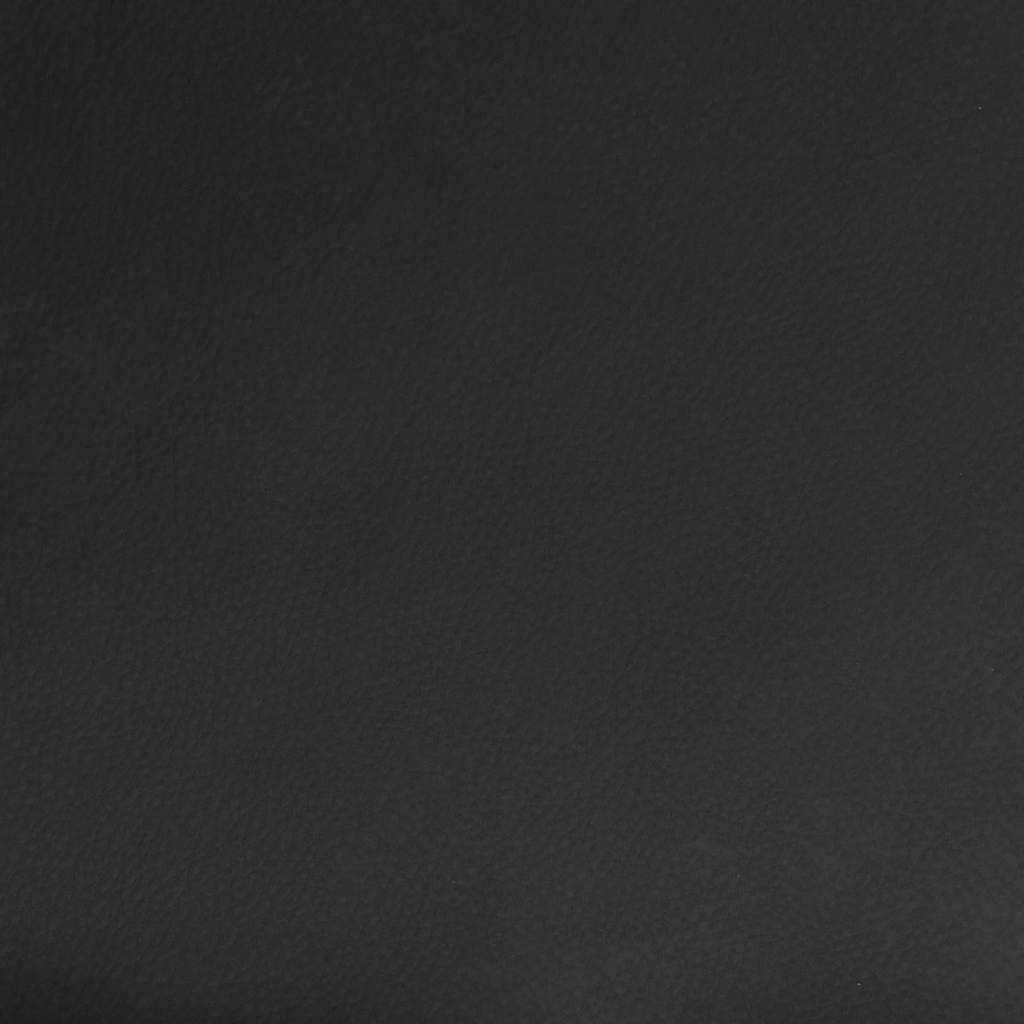 Dining Chair Swivel Black Faux Leather