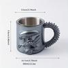 Nuova 1 Pz Nuova Tazza Xenomorfo 3D Piatta Trasferimento Termico Tazza da Caffè Alieno per Casa e Ufficio