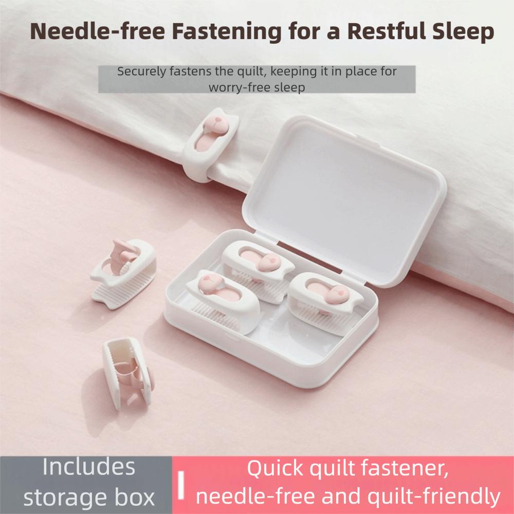 6Pcs Nonslip Quilt Clip No Damage Design Quilt Fasteners Duvet Clips  Curtain Fixation