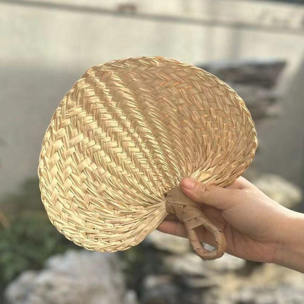 Ventaglio Vintage Foglia di Palma Foglia di Palma Ventaglio Raffreddante Leggero Naturale Ventaglio Fatto a Mano Estate